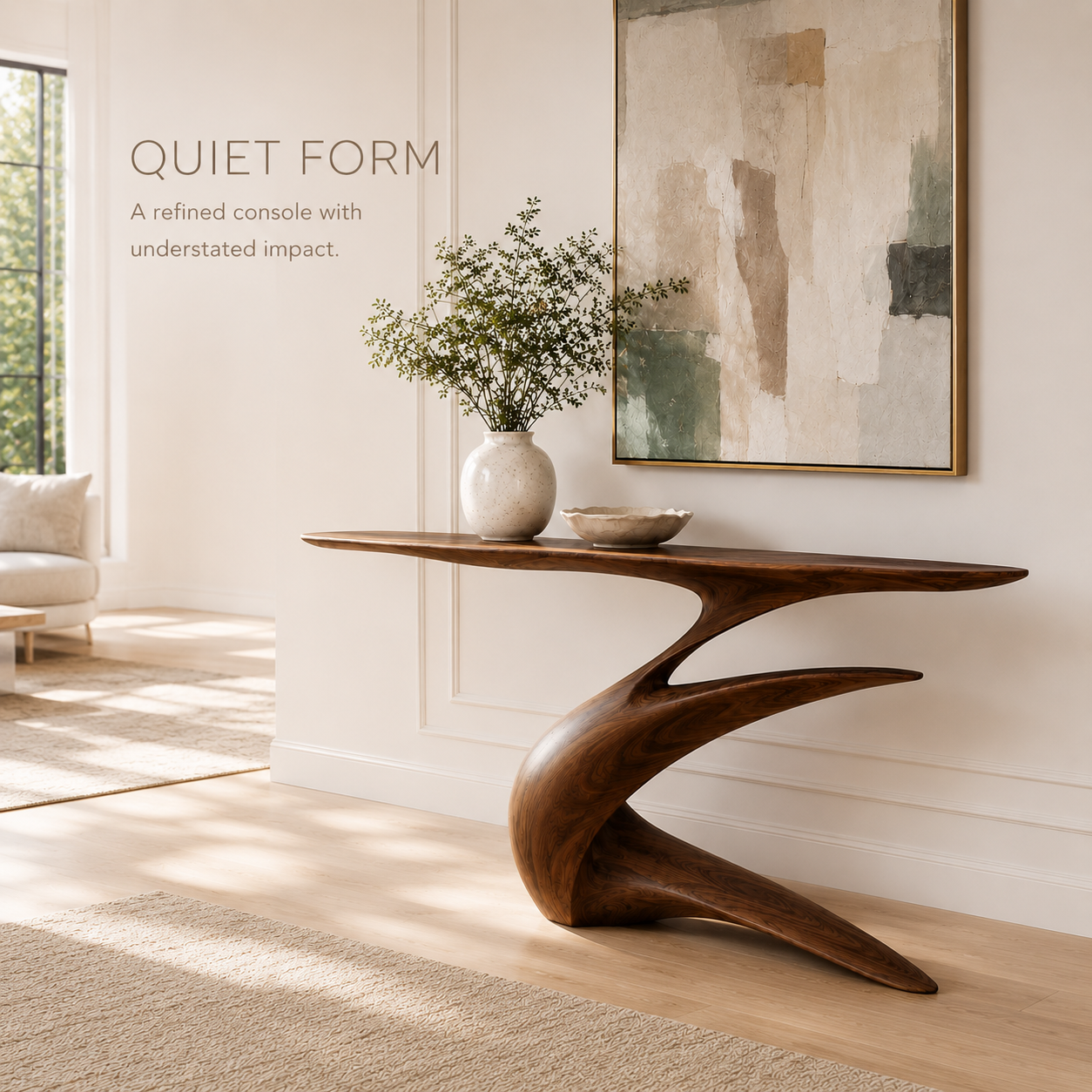 Aurelle Sculptural Console Table - Design 324 - product image 07