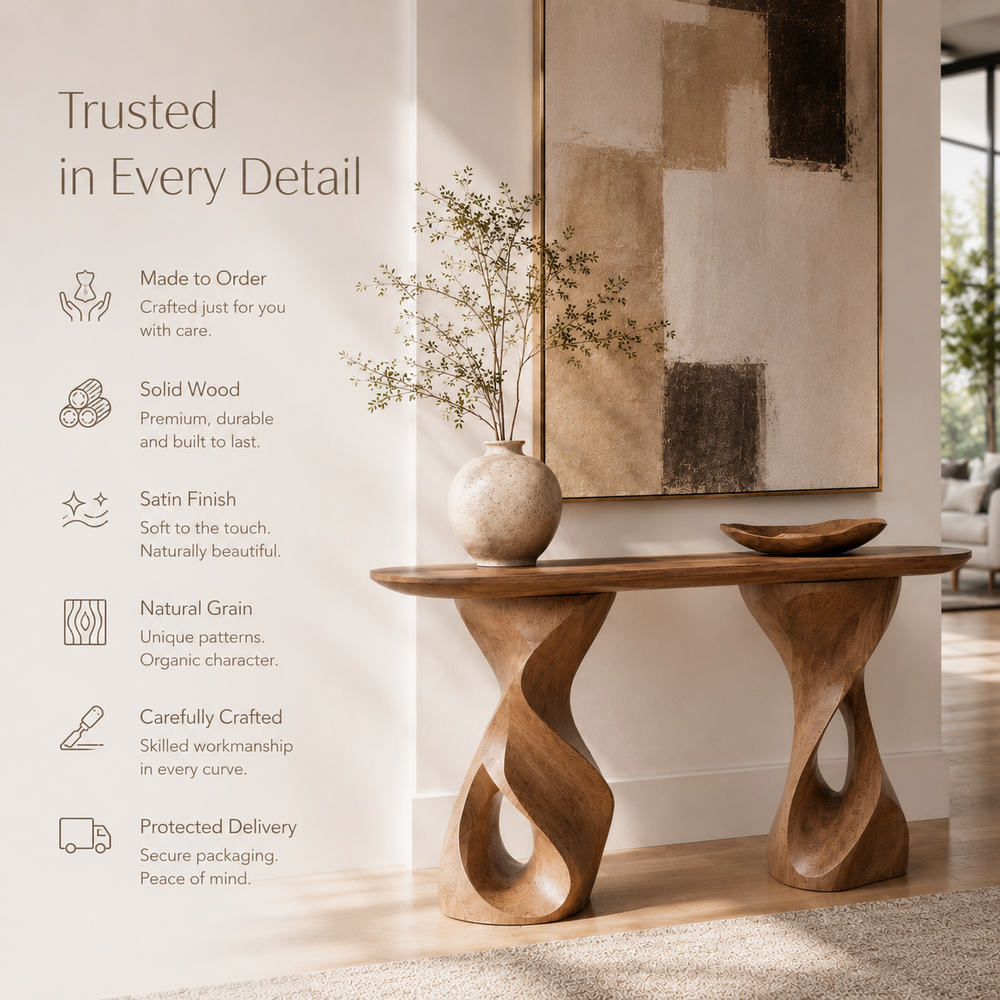 Caldera Organic Hall Console Table - Design 326 - product image 10