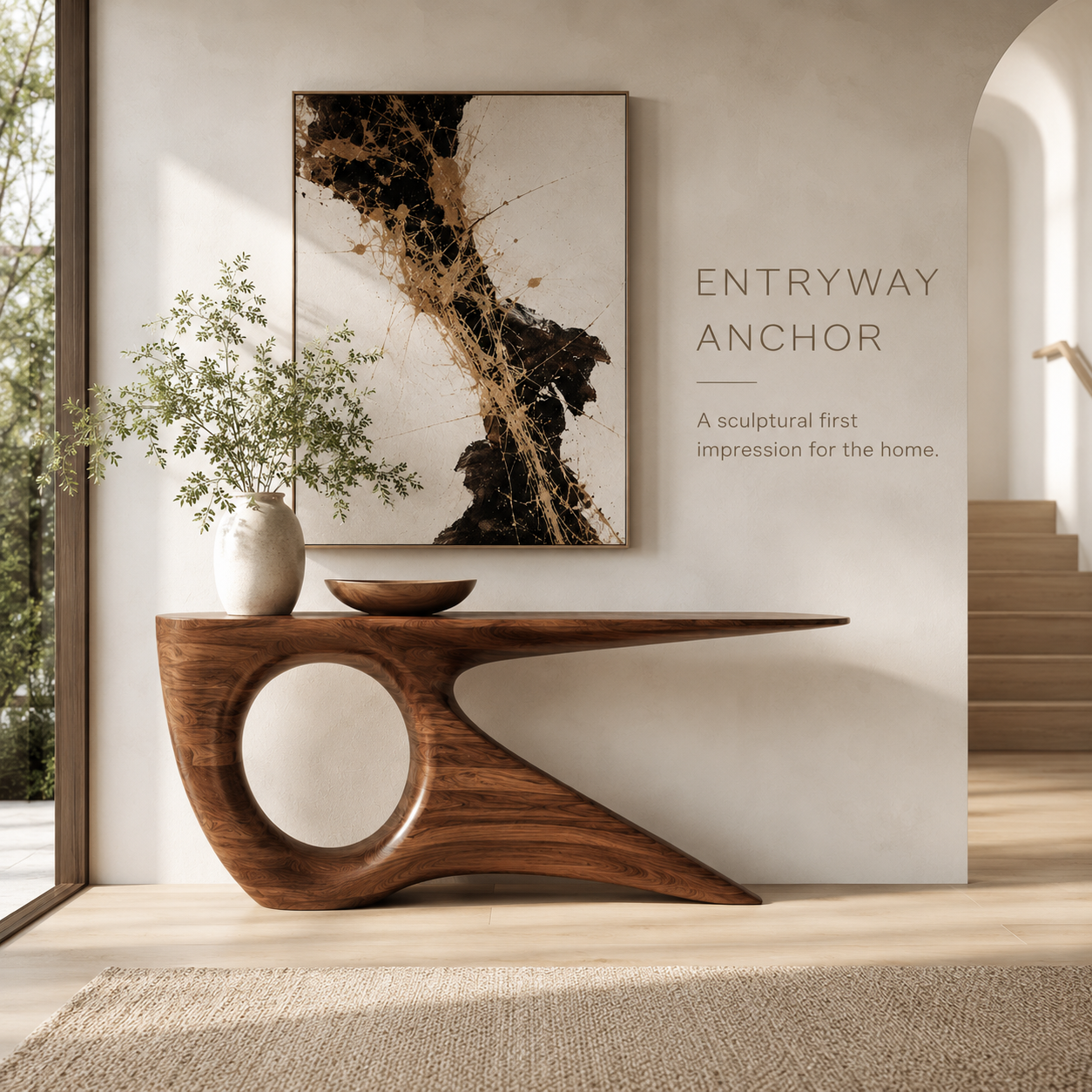 Nolan Arc Entry Console Table - Design 330 - product image 02