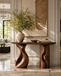 Liora Warm Walnut Console Table - Design 331 - main view