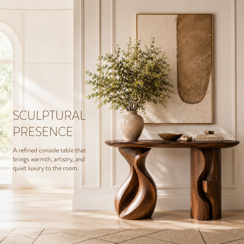 Liora Warm Walnut Console Table - Design 331 - product image 02