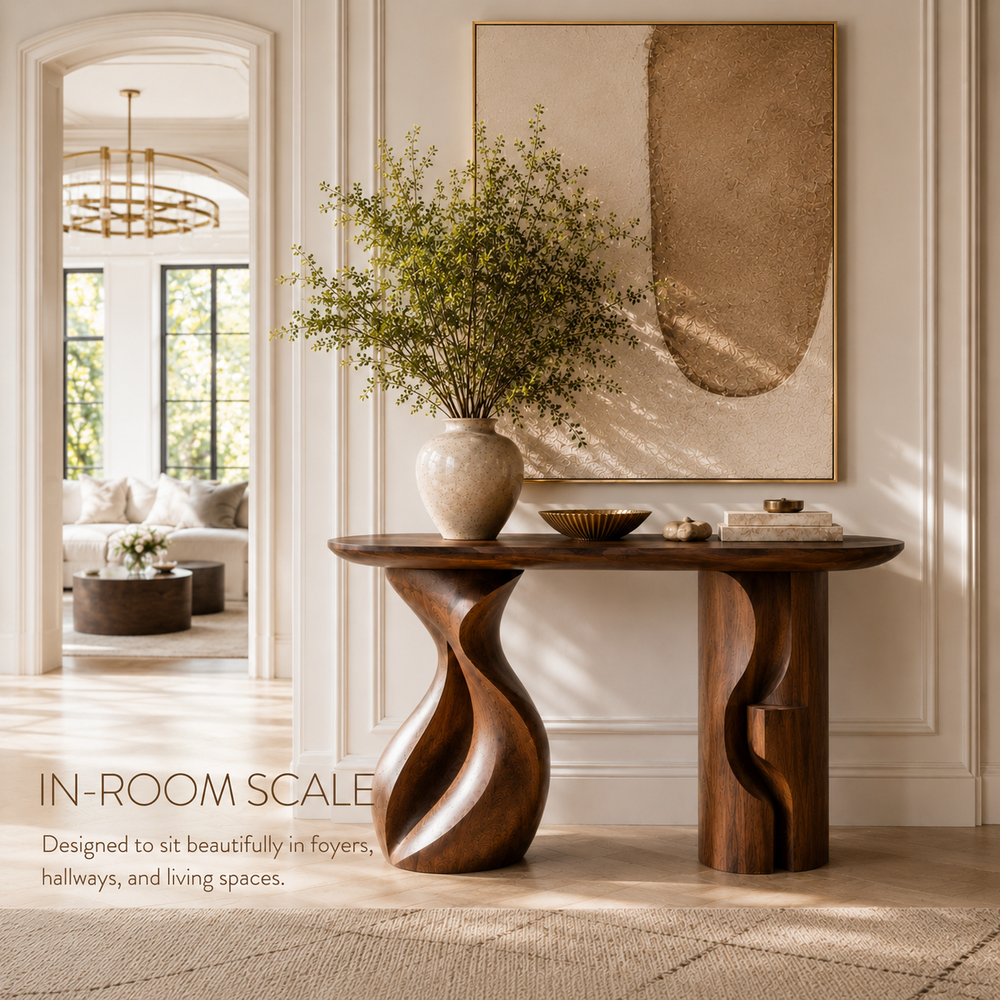 Liora Warm Walnut Console Table - Design 331 - product image 04