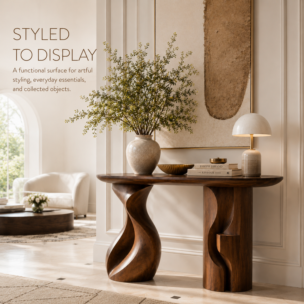 Liora Warm Walnut Console Table - Design 331 - product image 07