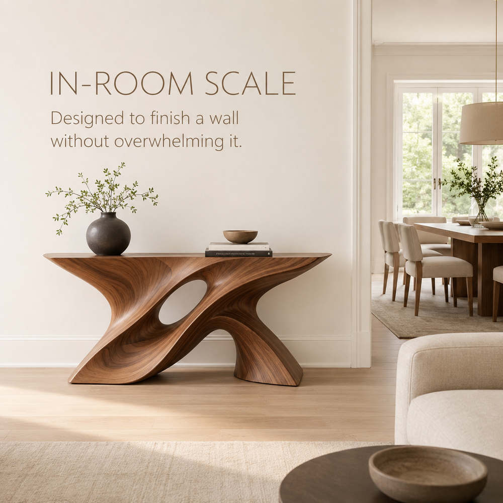 Brielle Sculpted Hall Console Table - Design 333 - product image 04