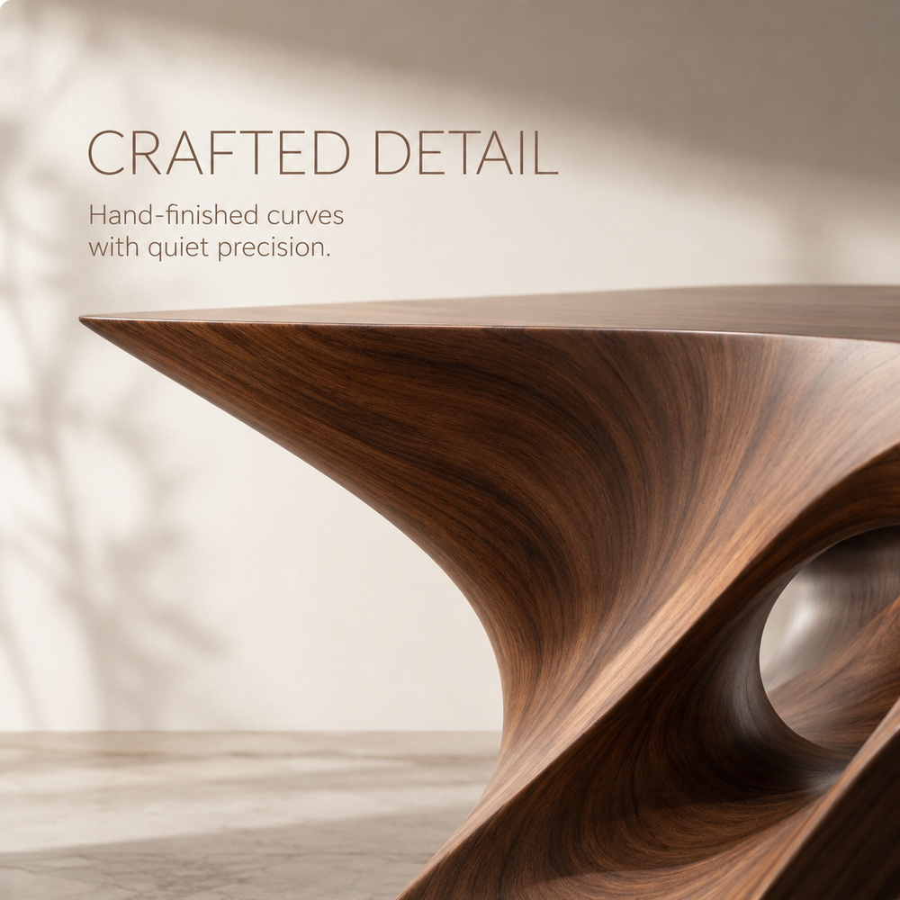 Brielle Sculpted Hall Console Table - Design 333 - product image 06