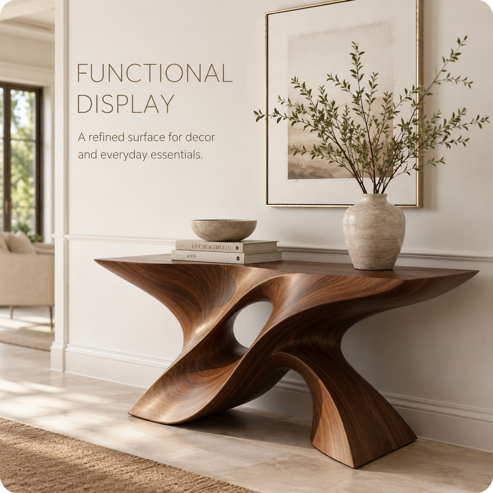 Brielle Sculpted Hall Console Table - Design 333 - product image 07