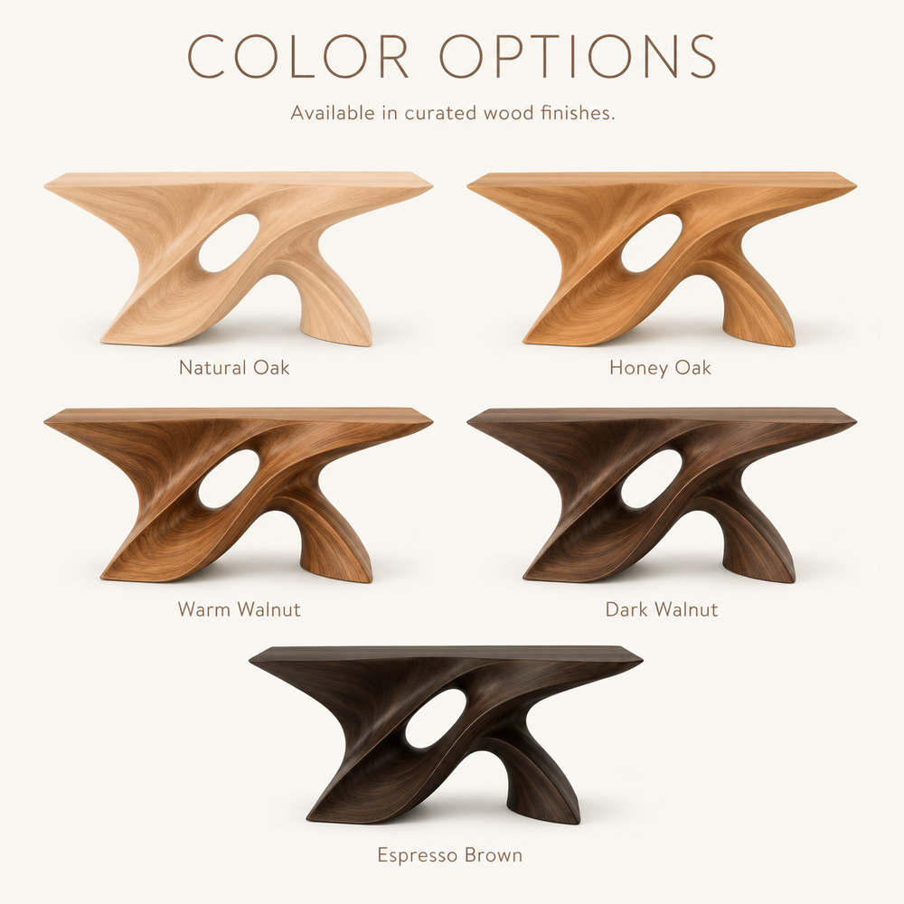 Brielle Sculpted Hall Console Table - Design 333 - product image 11