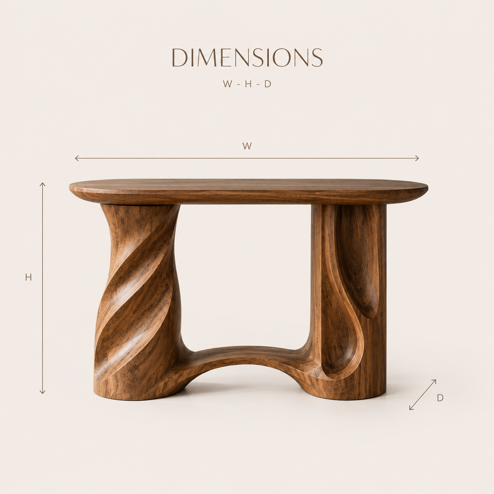 Orin Organic Modern Console Table - Design 334 - product image 08