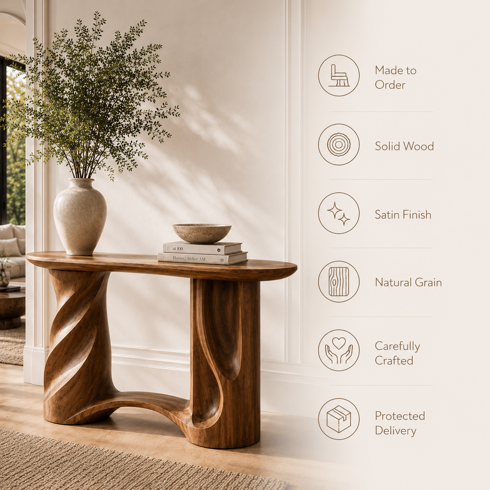 Orin Organic Modern Console Table - Design 334 - product image 09