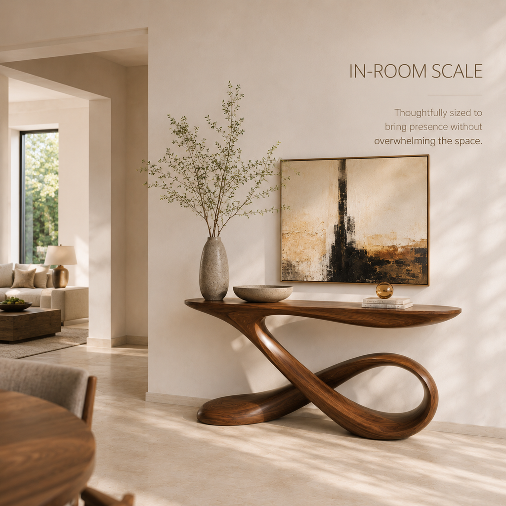 Vale Sculptural Entry Console Table - Design 339 - product image 04