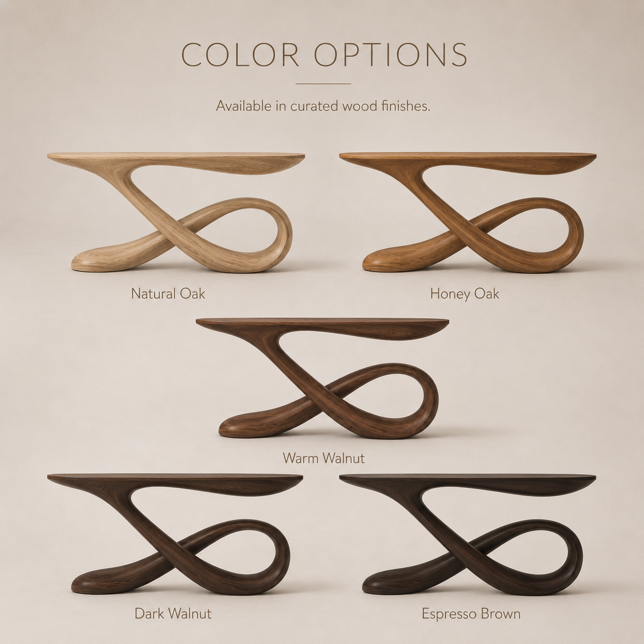 Vale Sculptural Entry Console Table - Design 339 - product image 06