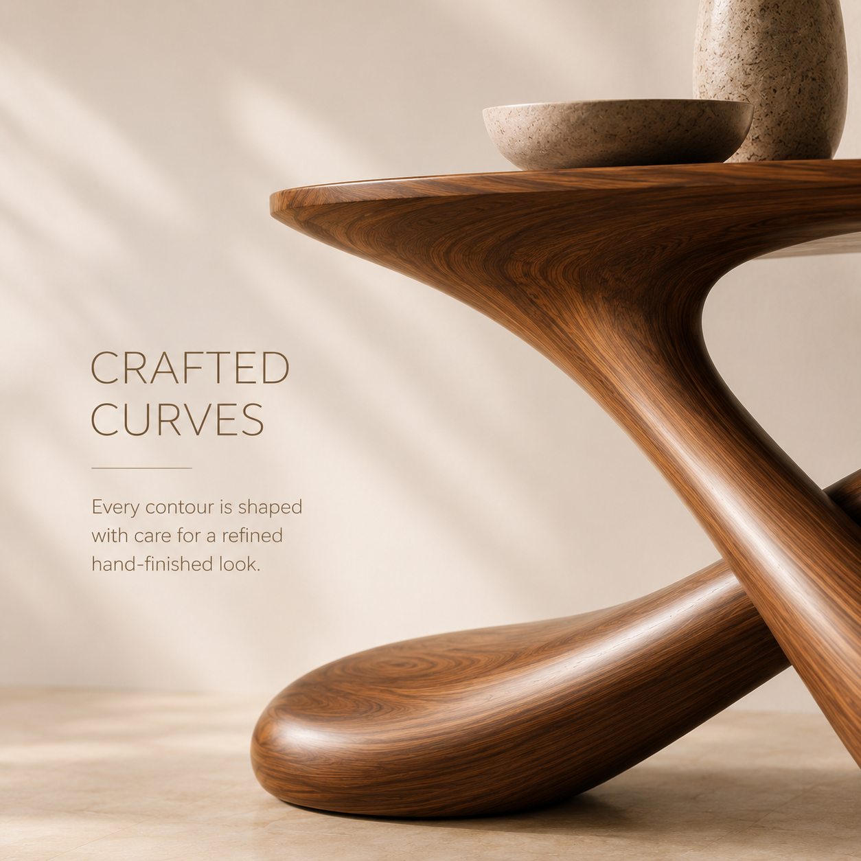 Vale Sculptural Entry Console Table - Design 339 - product image 07