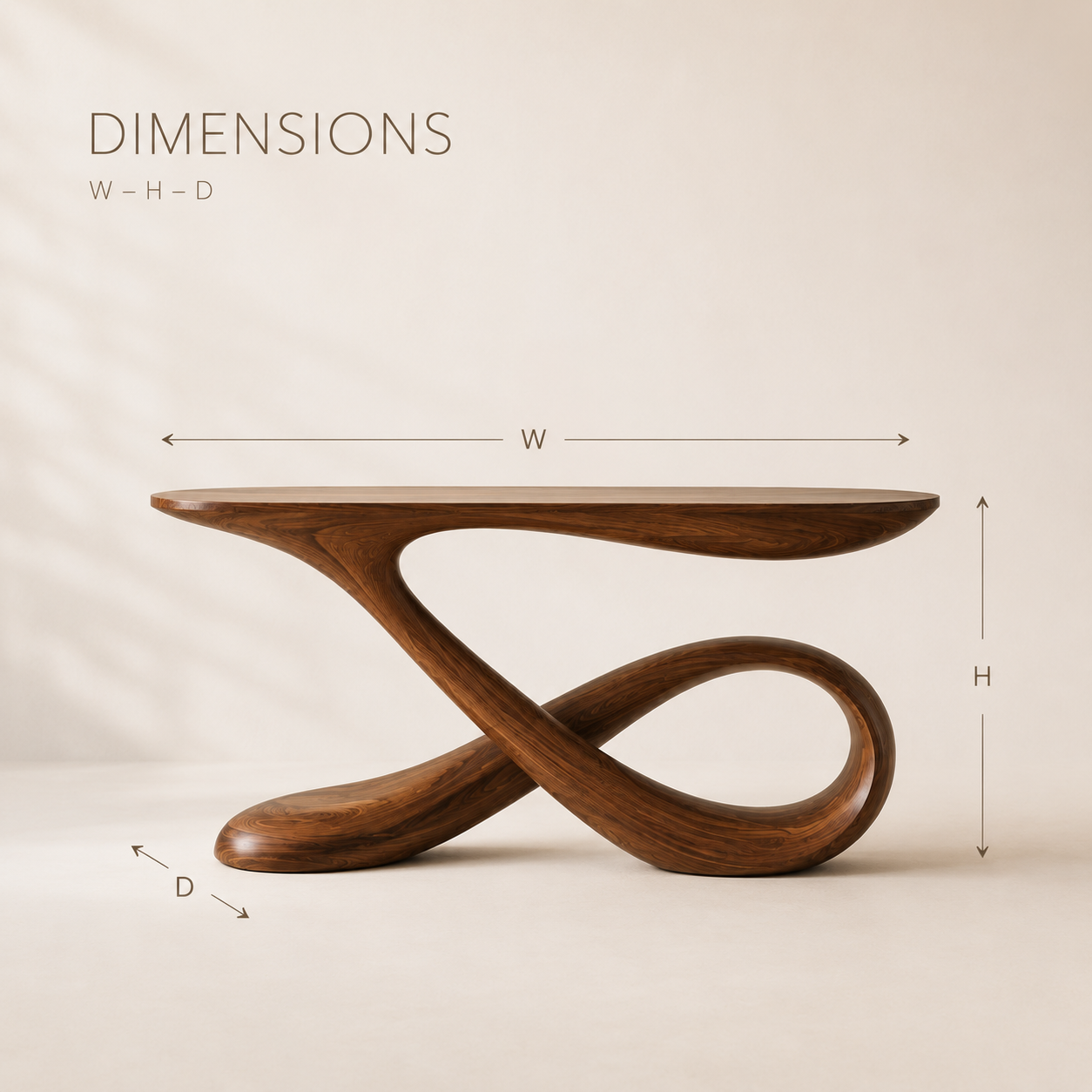 Vale Sculptural Entry Console Table - Design 339 - product image 09