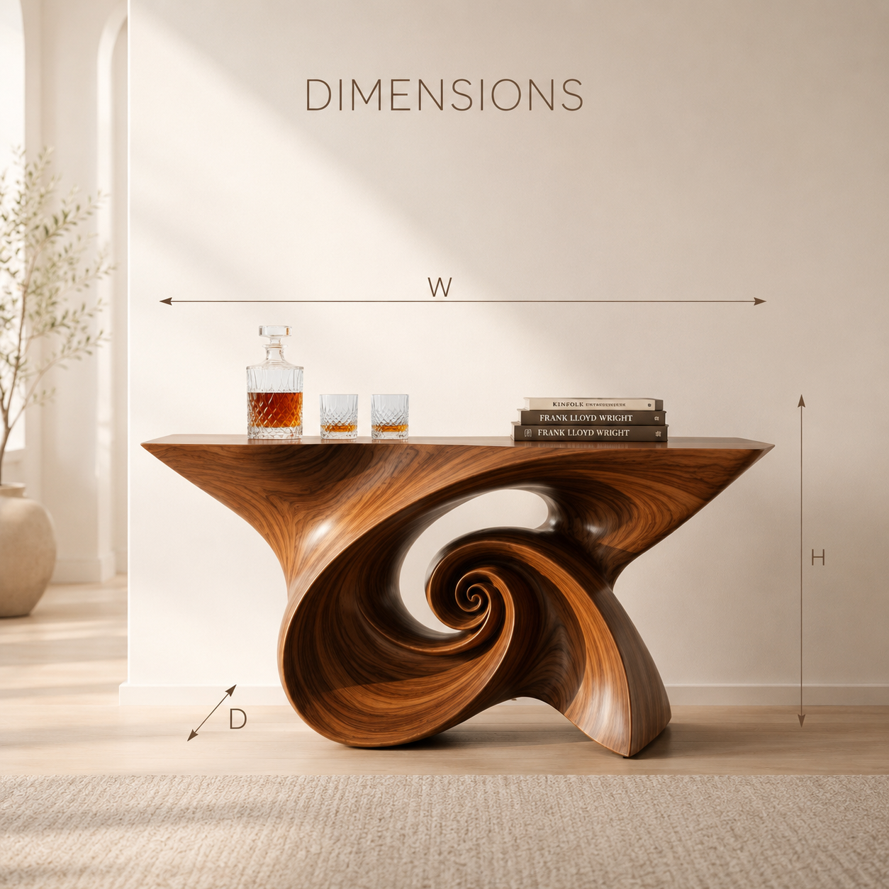 Isla Gallery Rail Console Table - Design 340 - product image 09