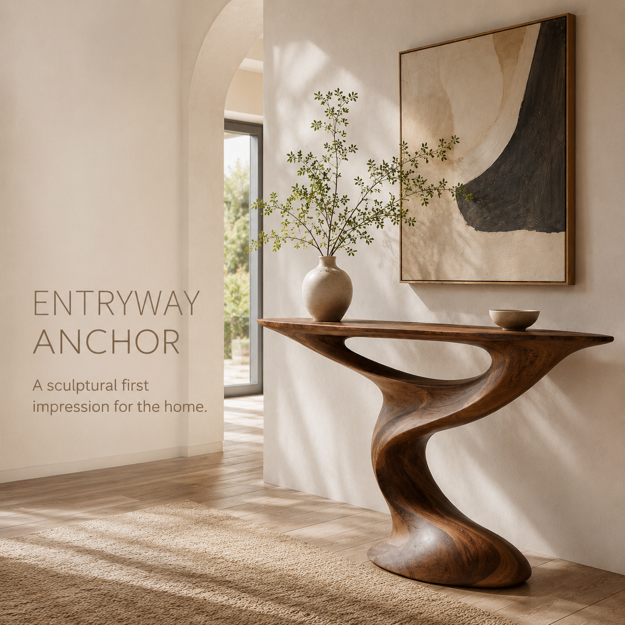 Celine Warm Modern Console Table - Design 341 - product image 02