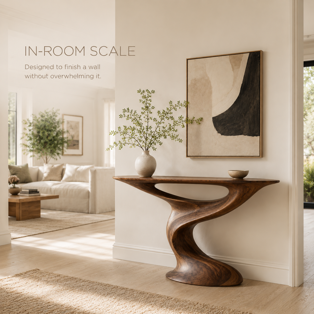 Celine Warm Modern Console Table - Design 341 - product image 04