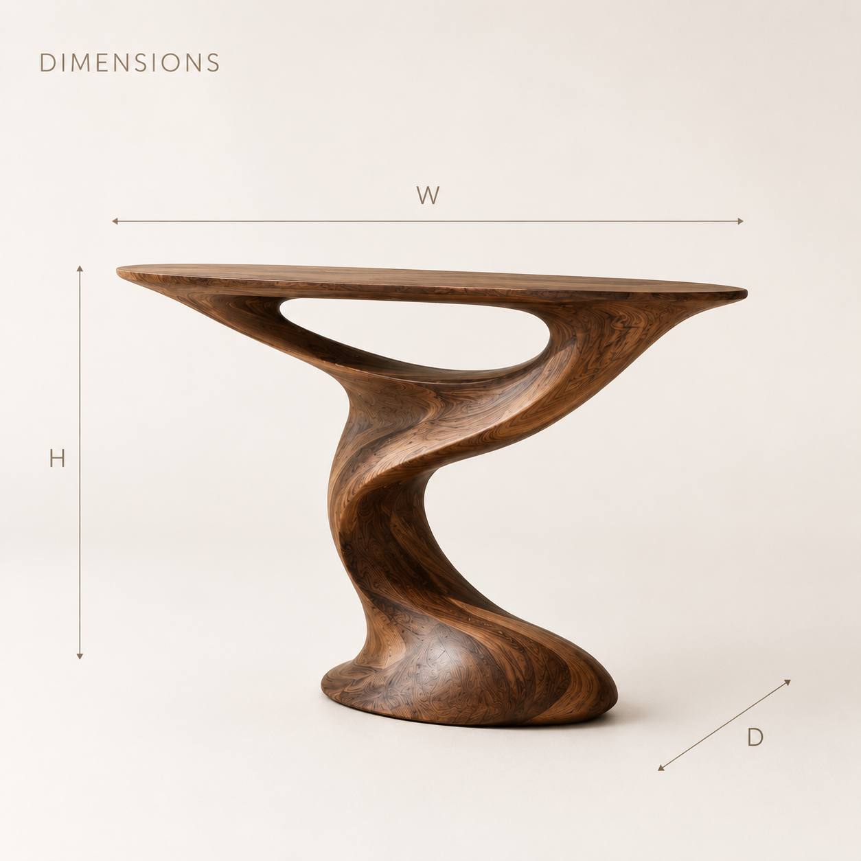 Celine Warm Modern Console Table - Design 341 - product image 08