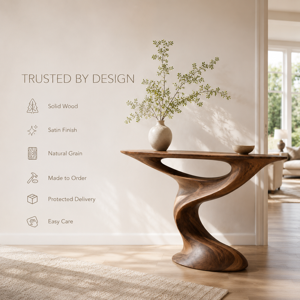 Celine Warm Modern Console Table - Design 341 - product image 09