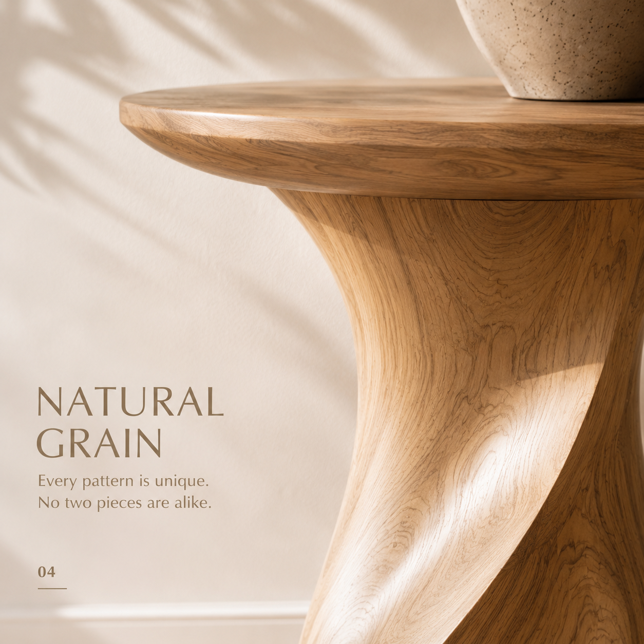 Alden Curved Wood Console Table - Design 342 - product image 06