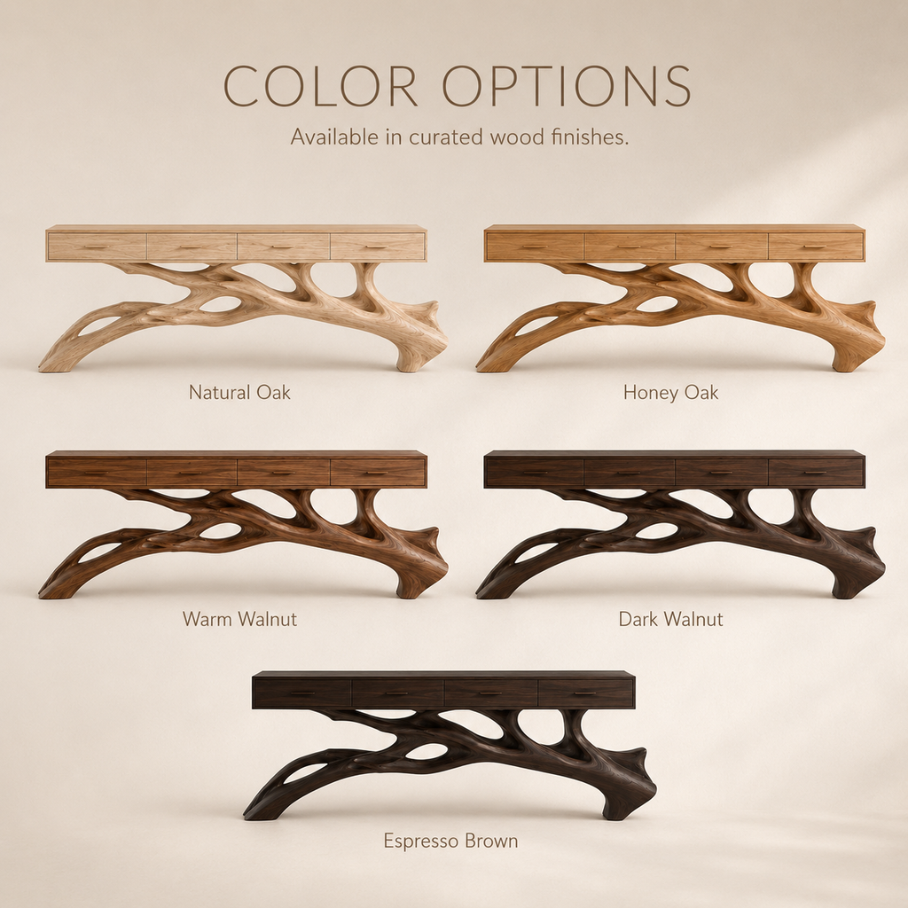 Aurelle Sculptural Console Table - Design 344 - product image 03