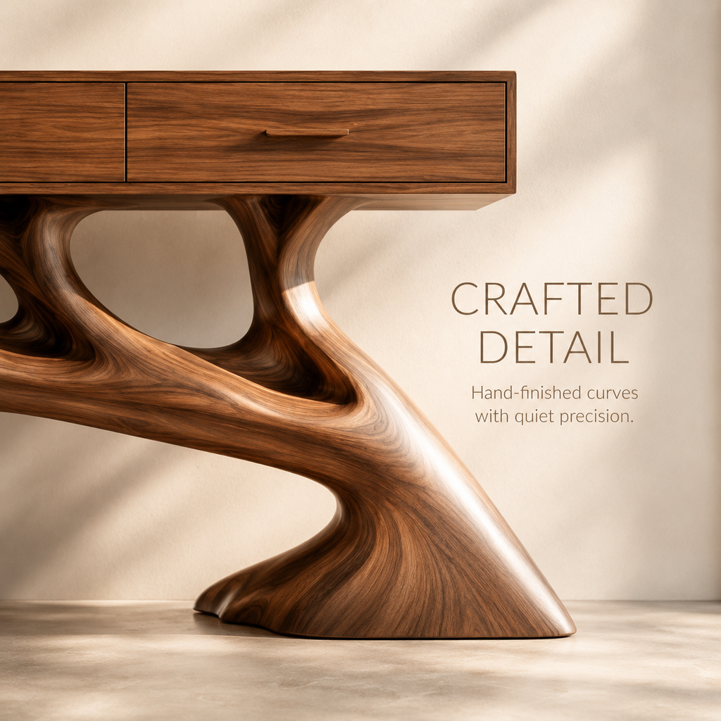 Aurelle Sculptural Console Table - Design 344 - product image 07