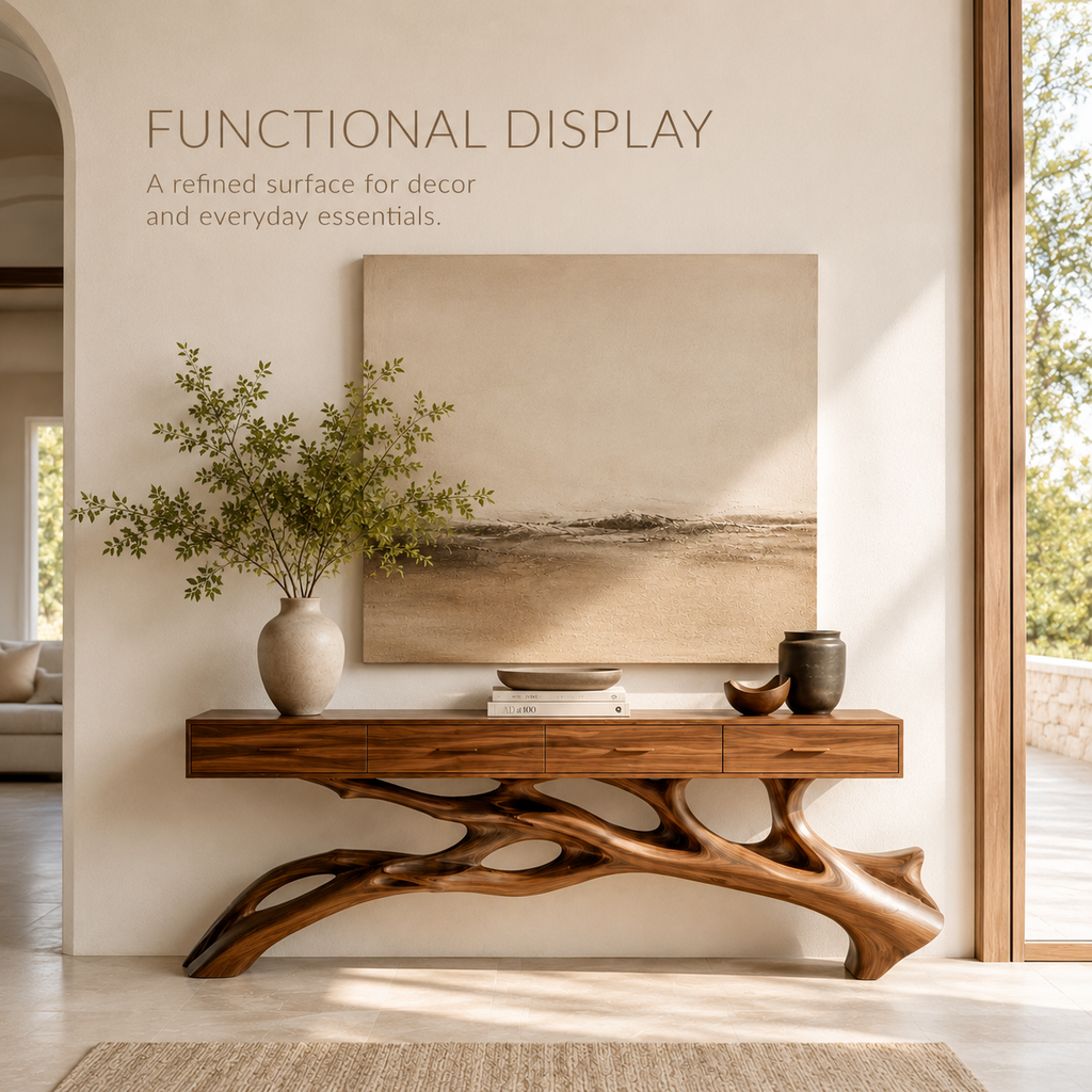Aurelle Sculptural Console Table - Design 344 - product image 08