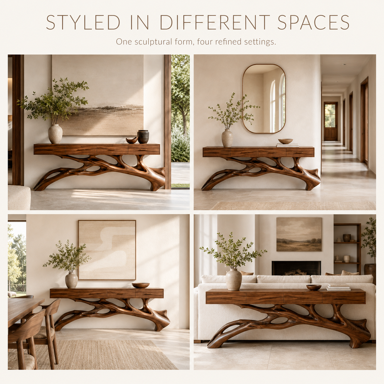 Aurelle Sculptural Console Table - Design 344 - product image 11