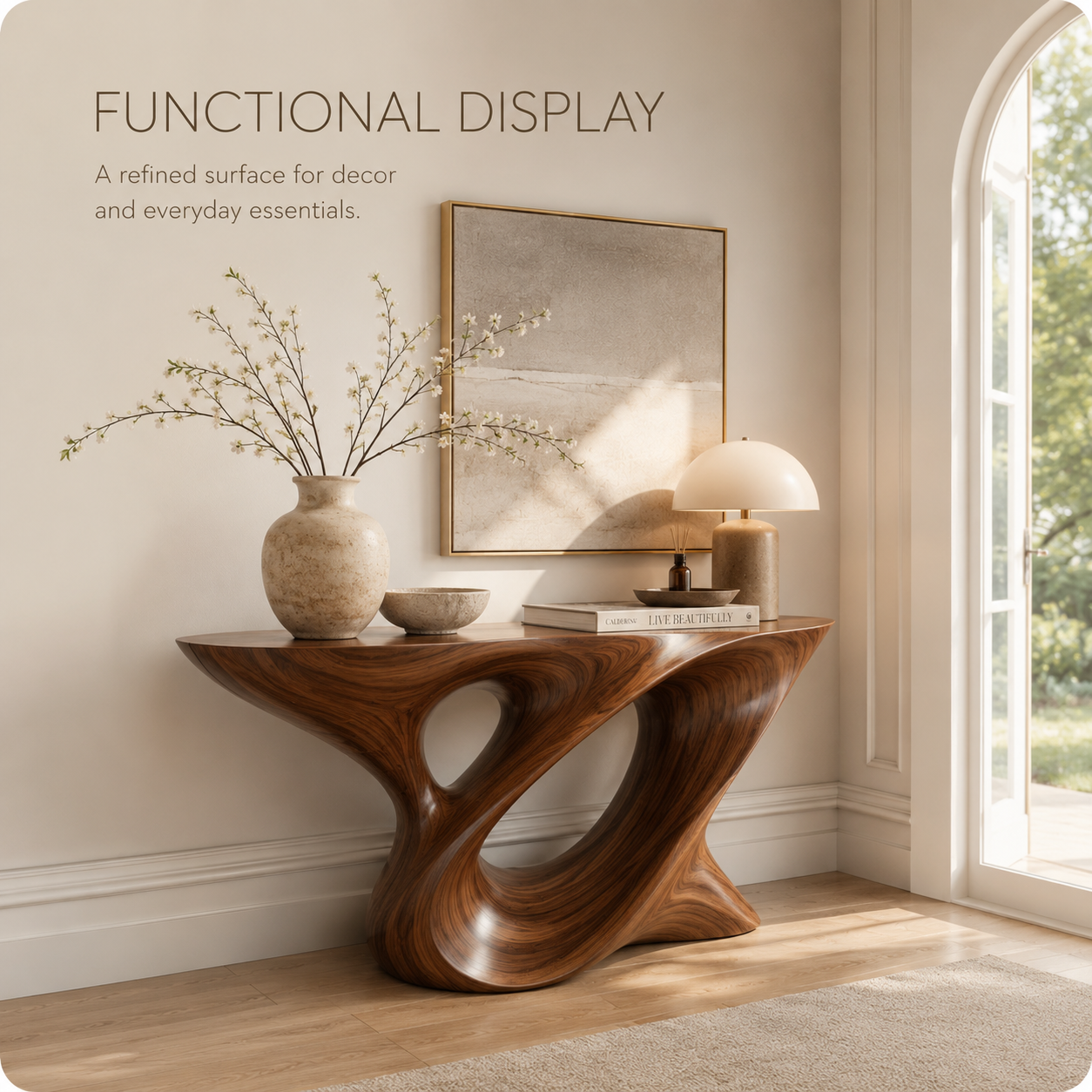 Veyra Soft Curve Console Table - Design 349 - product image 07