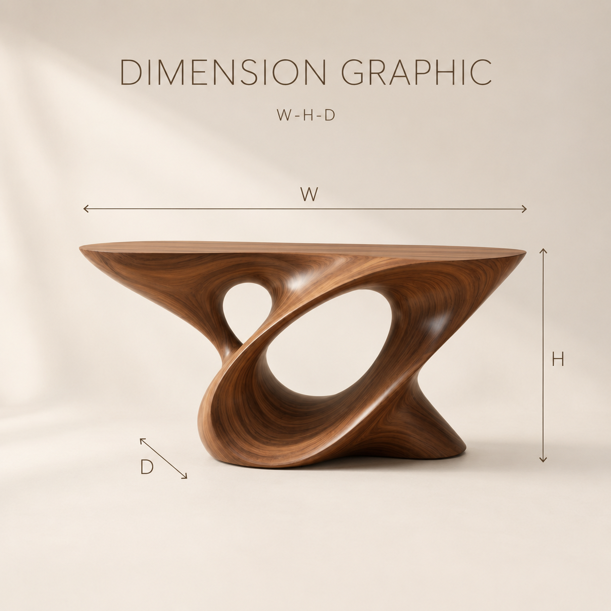 Veyra Soft Curve Console Table - Design 349 - product image 08