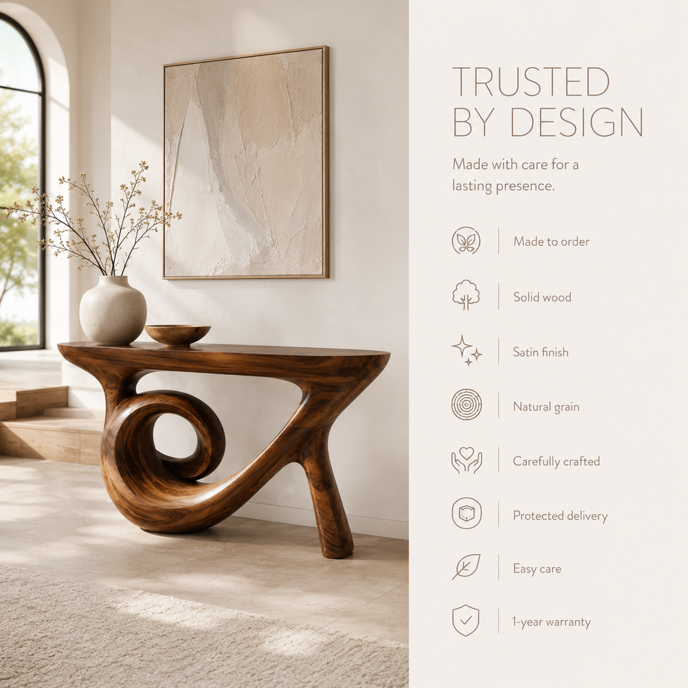 Veyra Soft Curve Console Table - Design 349 - product image 09