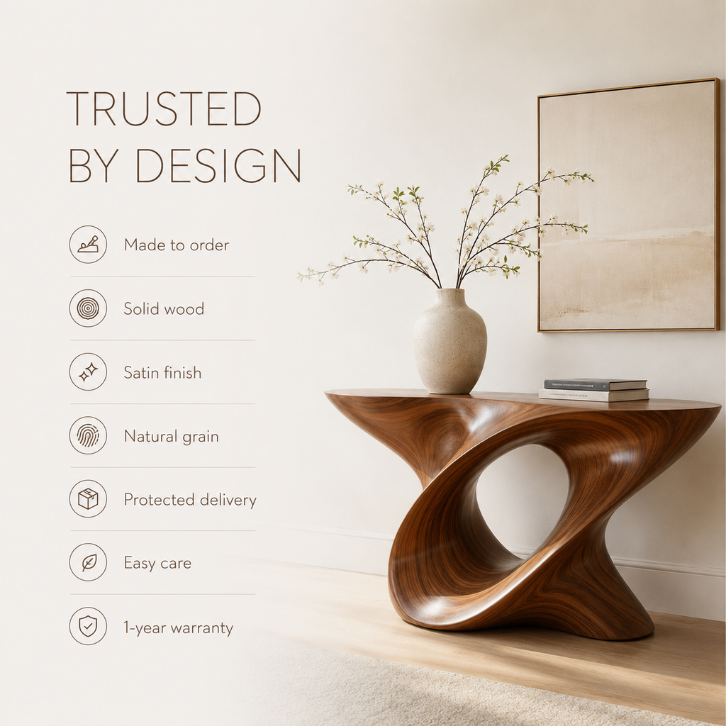 Veyra Soft Curve Console Table - Design 349 - product image 09
