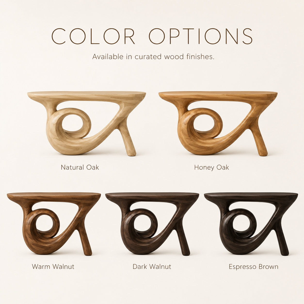 Veyra Soft Curve Console Table - Design 349 - product image 11
