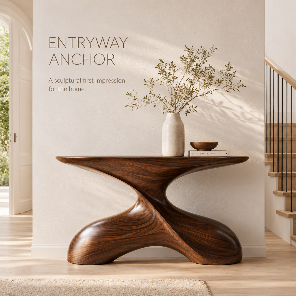 Liora Warm Walnut Console Table - Design 351 - product image 02