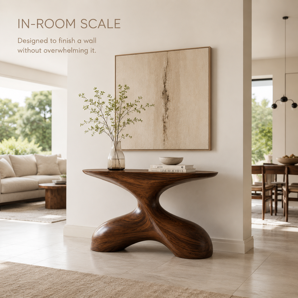 Liora Warm Walnut Console Table - Design 351 - product image 04