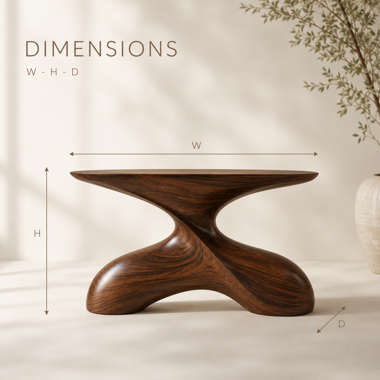 Liora Warm Walnut Console Table - Design 351 - product image 08