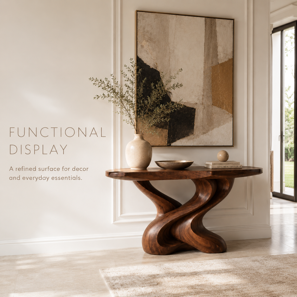 Brielle Sculpted Hall Console Table - Design 353 - product image 08