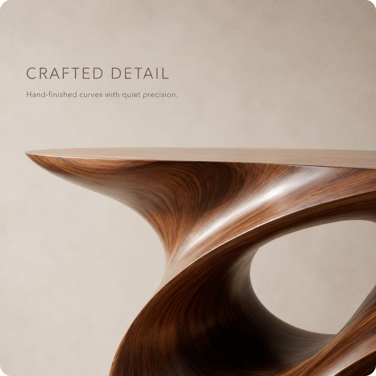 Selene Rounded Foyer Console Table - Design 355 - product image 06