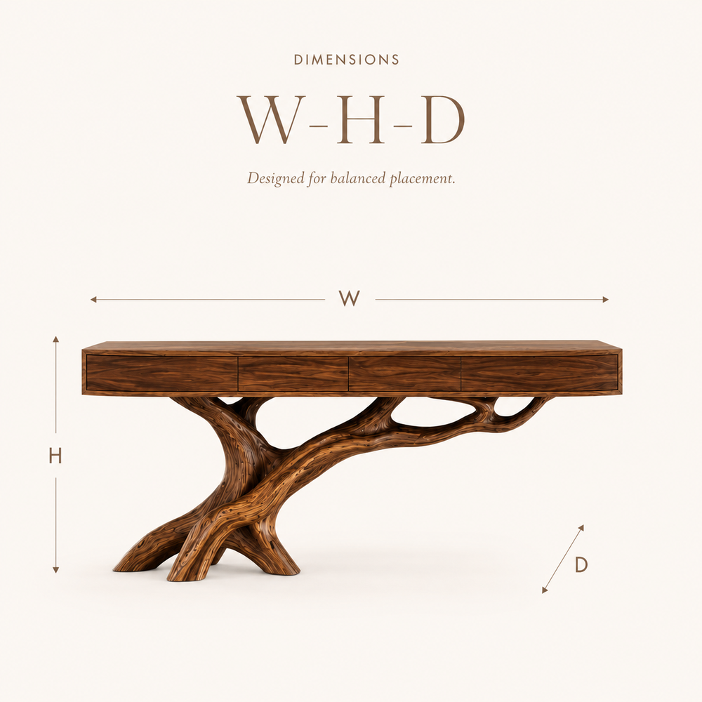 Mira Flow Wood Console Table - Design 357 - product image 08