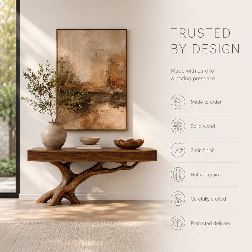 Mira Flow Wood Console Table - Design 357 - product image 09