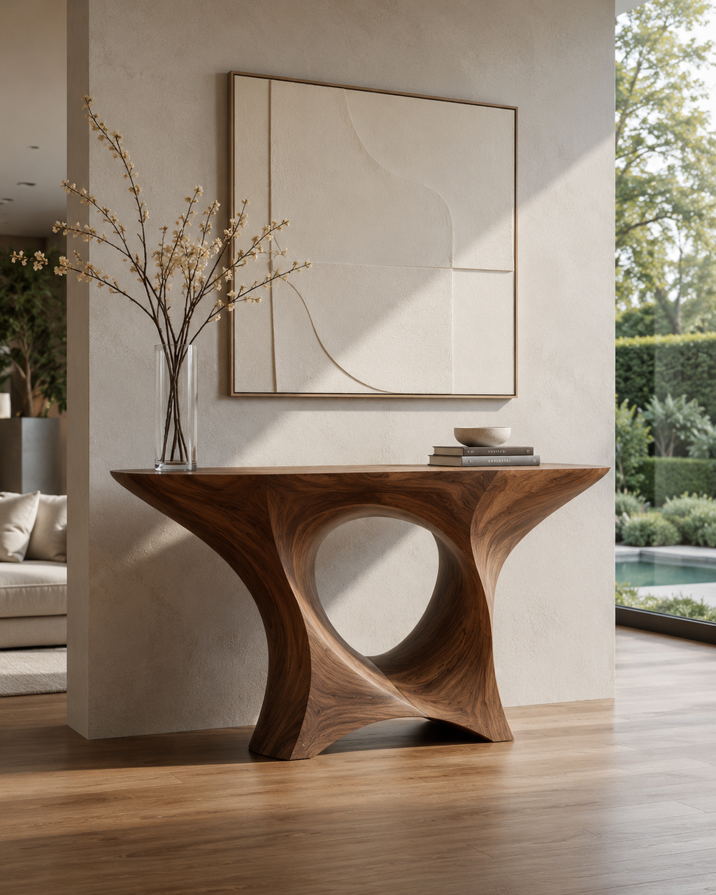 Talia Soft Edge Console Table - Design 358 - main view