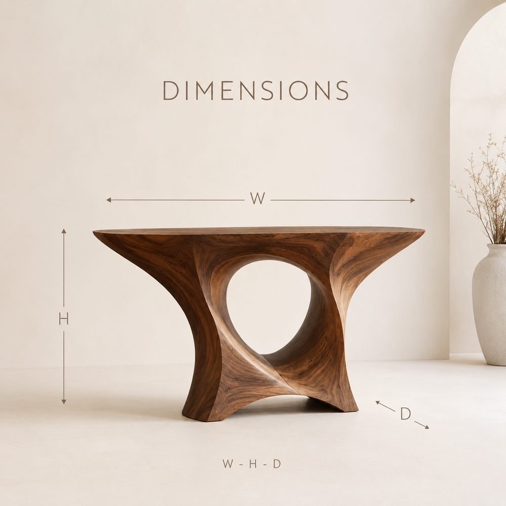 Talia Soft Edge Console Table - Design 358 - product image 09