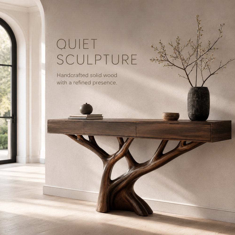 Vale Sculptural Entry Console Table - Design 359 - product image 02