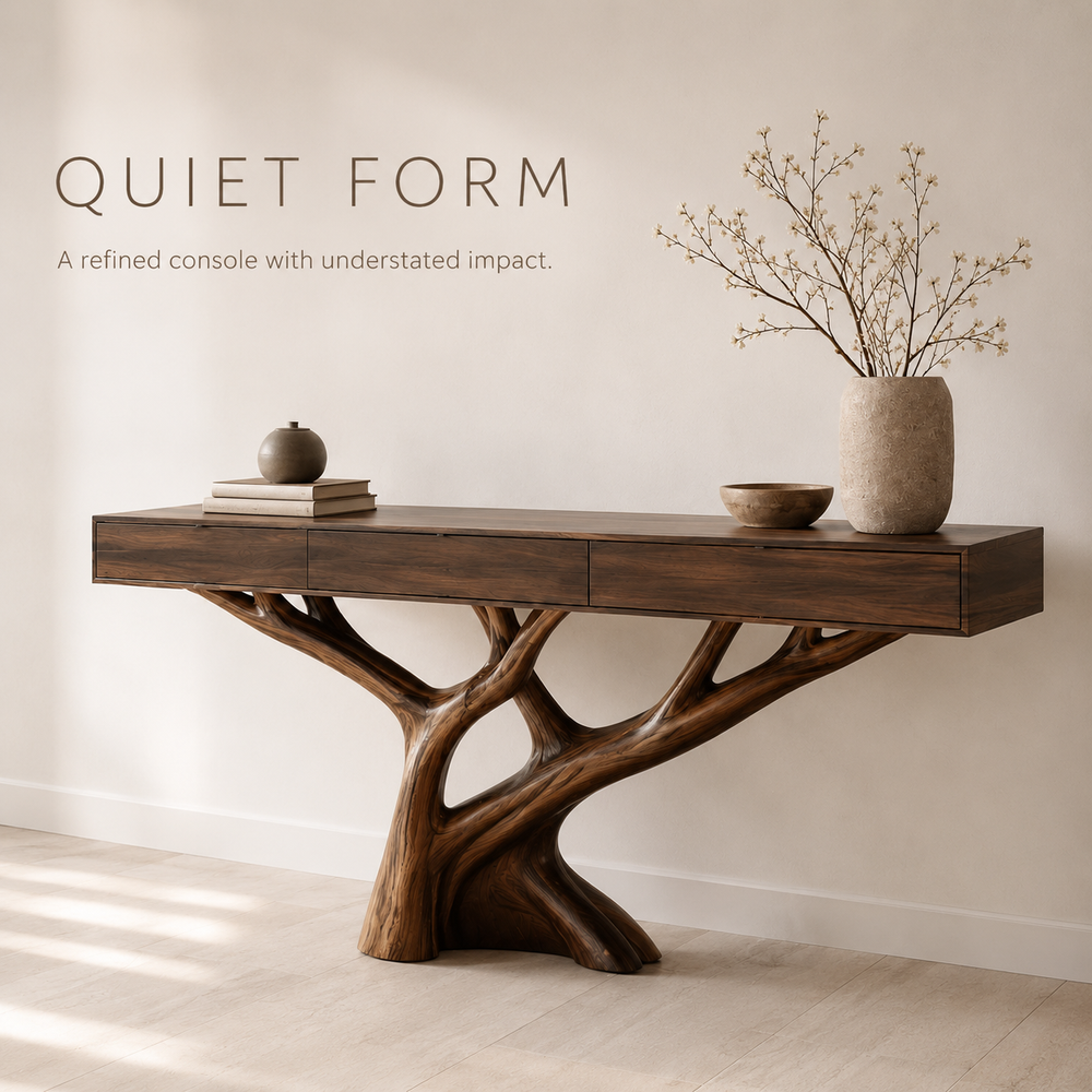 Vale Sculptural Entry Console Table - Design 359 - product image 03