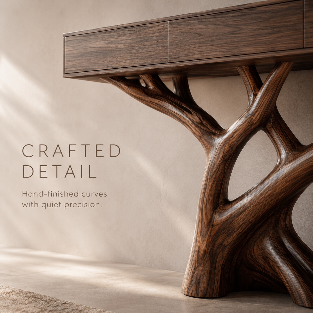 Vale Sculptural Entry Console Table - Design 359 - product image 06
