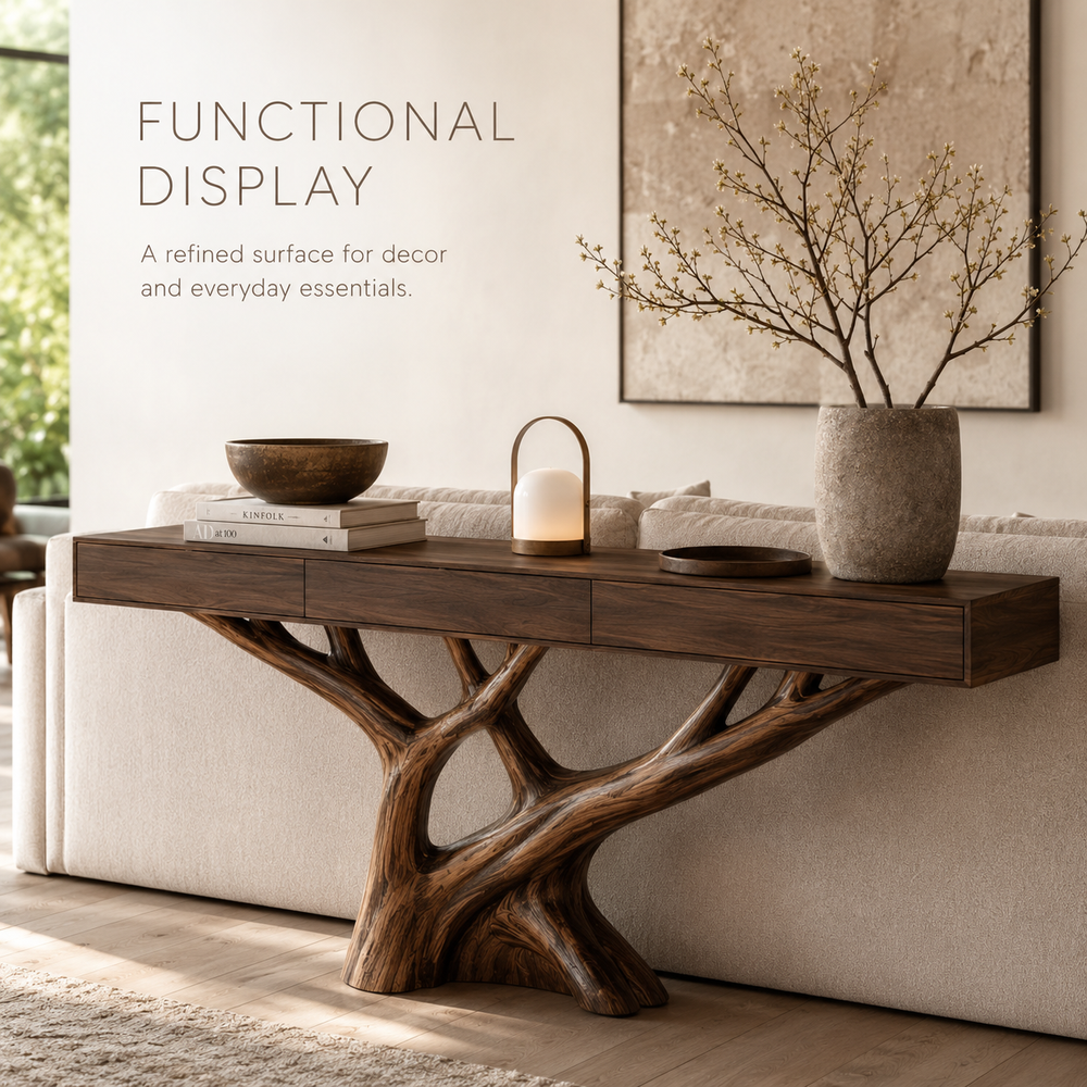 Vale Sculptural Entry Console Table - Design 359 - product image 07