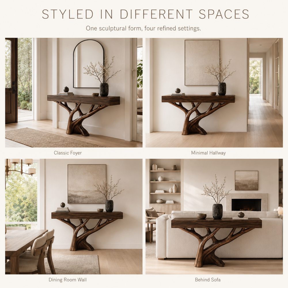 Vale Sculptural Entry Console Table - Design 359 - product image 11