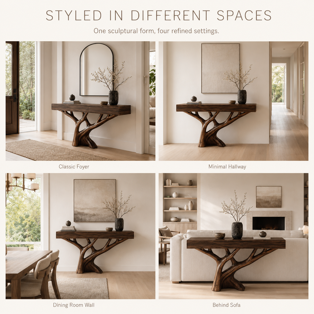 Vale Sculptural Entry Console Table - Design 359 - product image 11