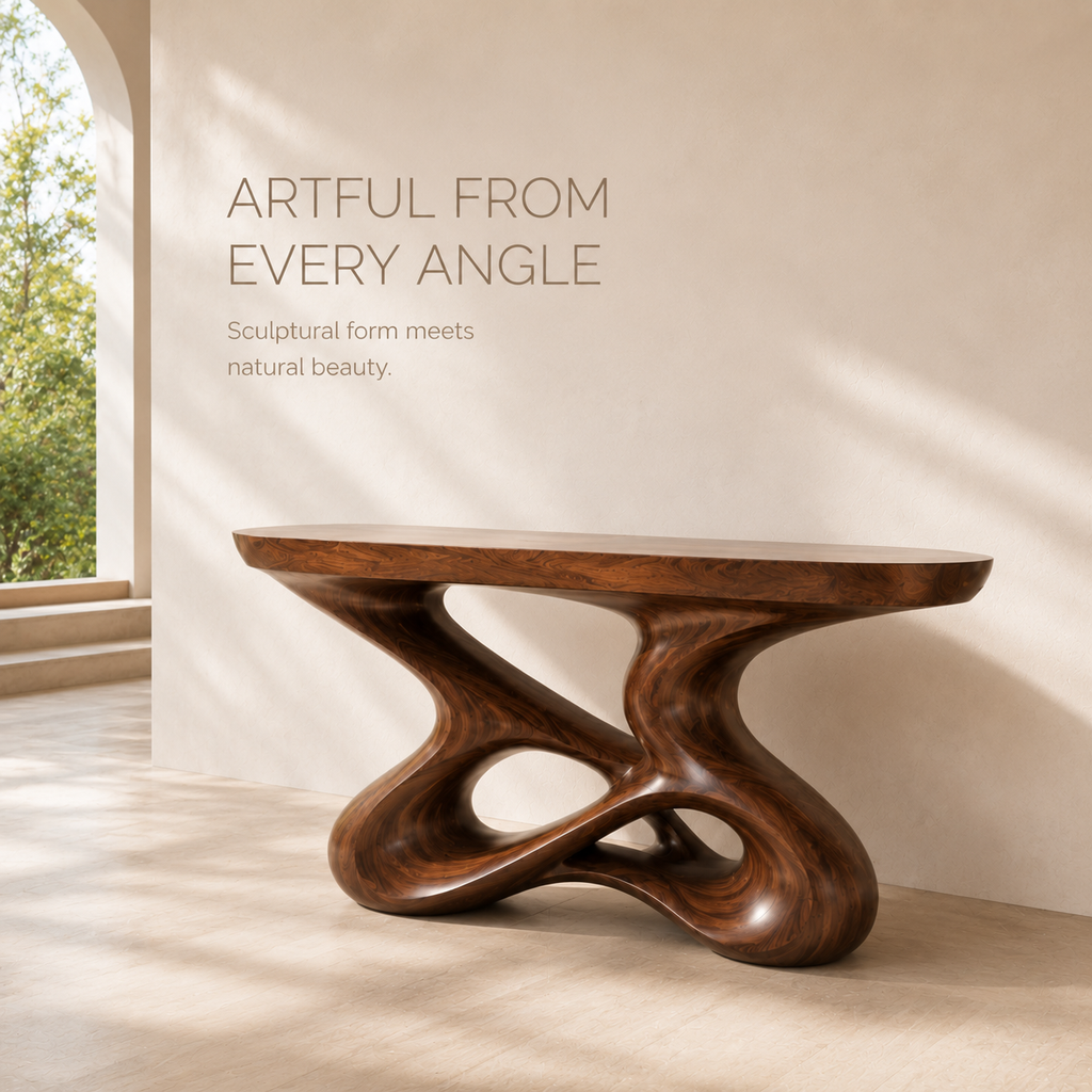 Celine Warm Modern Console Table - Design 361 - product image 03