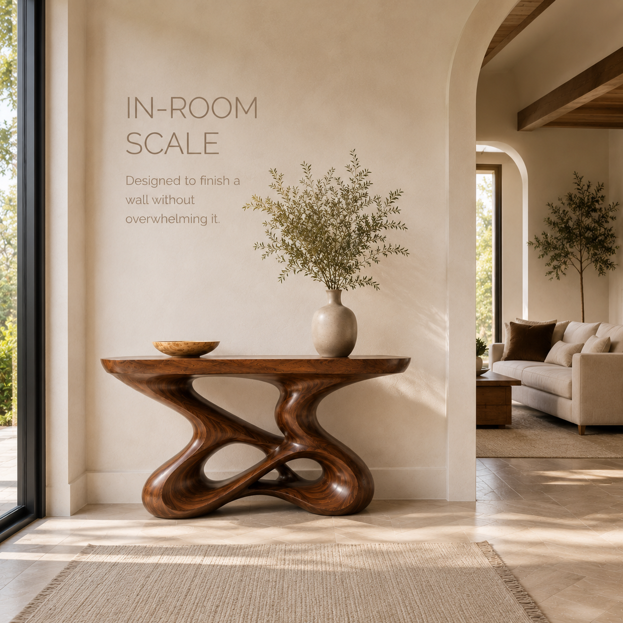 Celine Warm Modern Console Table - Design 361 - product image 04