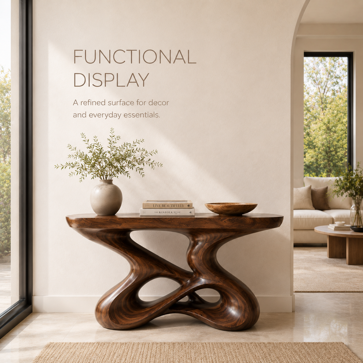 Celine Warm Modern Console Table - Design 361 - product image 07